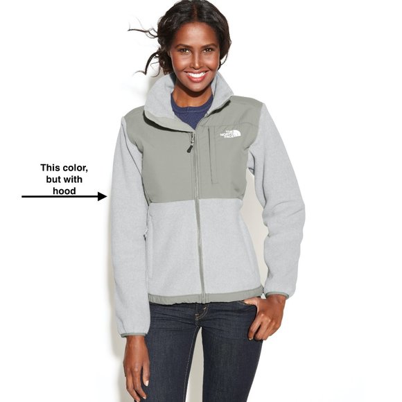 Grey North Face Denali Fleece - Picture 7 of 11